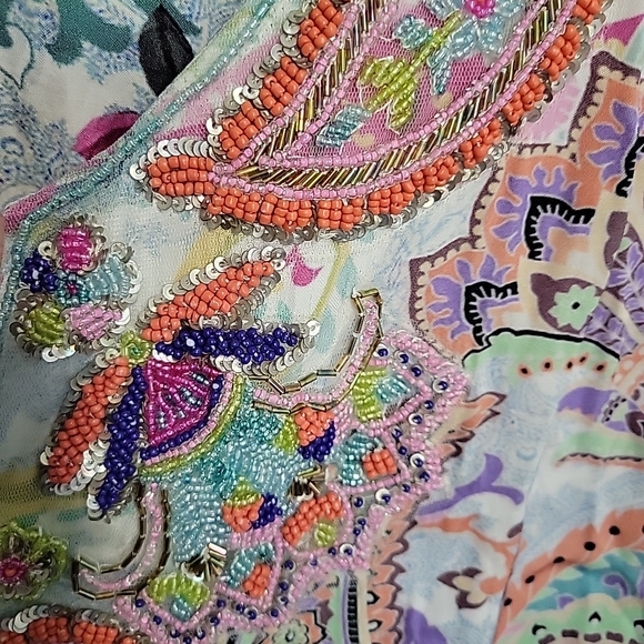 Good Vibes Soft Surroundings Paisley Tunic Sz 2xl - Picture 3 of 10
